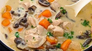 Blanquette de poulet si délicieuse que vous pouvez la cuisiner tous les jours Recette simple [upl. by Kashden93]