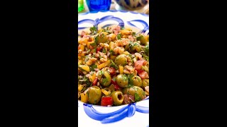 Mediterranean Olive Salad Recipe  Easy Mediterranean Salad [upl. by Goldin]