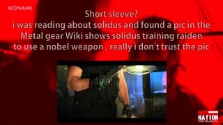 Metal Gear Solid 5  Solidus Snake Acts as Big Boss Theory 4 Solidus Sleeve [upl. by Ridley]