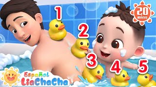 Cinco Patitos 2  Canciones de Baño🛁  LiaChaCha en Español  Canciones Infantiles [upl. by Traver]