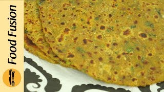 Besan ki roti and Lahsun ki chutney recipes by Food Fusion [upl. by Edmonds]