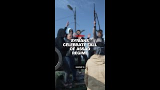 Syrians celebrate fall of Assad regime [upl. by Asiral]