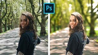 How To Blur Background In Photoshop  Photoshop Tutorial [upl. by Atwahs]