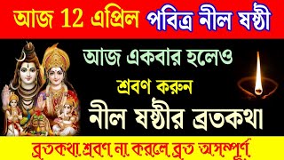 আজ একবার হলেও শ্রবণ করুন নীল ষষ্ঠীর ব্রতকথা  Nil sasthi Vrat Katha [upl. by Ylimme336]