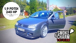 GOLF IV  19 PDTDI  GTB2260VK  240HP  Hungary [upl. by Zavras]