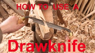 How to use a drawknife [upl. by Leahcym]