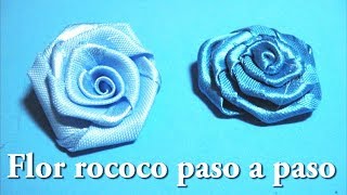 DIY  Flor rococo paso a paso [upl. by Aicetel]