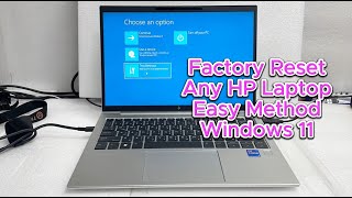 Factory Reset Any HP Laptop Easy Method  Windows 11  Factory reset Without Microsoft Account [upl. by Illyes]