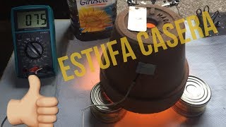 Calefacción casera mini con  aceite reciclado [upl. by Gnirol371]