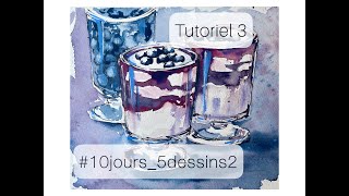 Tutoriel croquis aquarelle feutres fins [upl. by Ynnej]