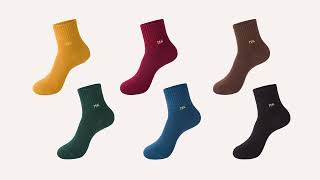 Women Apparels  Antibacterial 6Pair Quarter Socks [upl. by Eillit604]