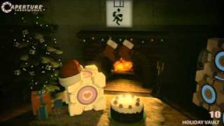 Aperture Science website christmas 2010 video without bot [upl. by Alyled849]