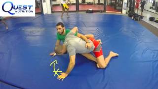 BJJ Technique  Escaping the Guillotine and Transitioning to Triangle from Half Guard  Firas Zahabi [upl. by Hulton]