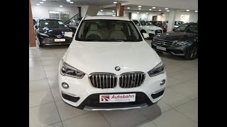 BMW X1 sDrive20d xLine White 2019 [upl. by Yeltihw938]