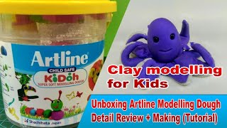 Clay modelling for Kids  Step by Step TutorialArtline Kidoh Review BTE221 [upl. by Bassett188]