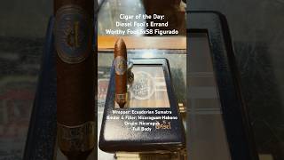 Diesel Fool’s Errand Worthy Fool 5x58 Figurado Shorts Short CigarOfTheDay CigarReview Cigars [upl. by Ydnolem]