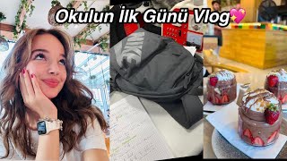 OKULUN İLK GÜNÜ VLOG Ecre Ay [upl. by Ahsiet]