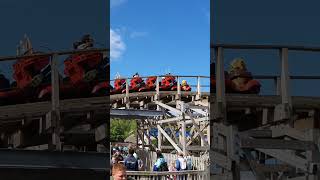 The Cú Chulainn Coaster Tayto Park Ireland Awesome Amazing Cool Roller Coaster Wooden Coaster [upl. by Kim766]