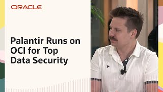 Oracle TV CloudWorld 2024 Palantir Runs on OCI for Top Data Security [upl. by Saree892]