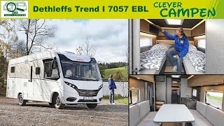 Premiere Dethleffs Trend I 7057 EBL  Der erste Blick auf die neue Generation  Clever Campen [upl. by Gerhan]