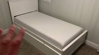 Lucid 6 Inch Twin Mattress Firm Gel Memory Foam Mattress Twin Review [upl. by Aillimac475]