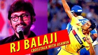 RJ Balaji Cross Talk with Cricketer Ashwin  Cross Talks [upl. by Ahsenhoj]