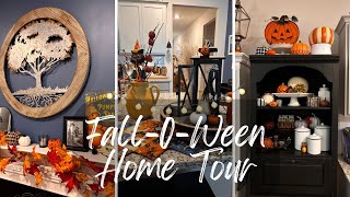 Fall in Love with this STUNNING FallOWeen Home Tour [upl. by Ackley]