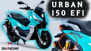 SHINERAY URBAN 150 EFI  AMORTECEDOR A GÁS MENTIR FAZ PARTE DA HIGIENE PESSOAL [upl. by Favianus780]