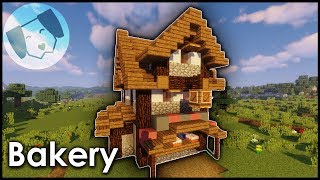 Minecraft Medieval Bakery Tutorial [upl. by Aelahs843]