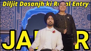 Royal Welcome Of Diljit Dosanjh In Jaipur  Jaipur Concert  Pink City  City Palace  DEEEPZ [upl. by Ecnar]