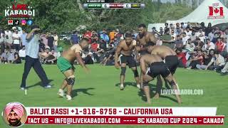 Semi 2  Abbotsford Lions Vs Sarhala Ranua  BC Kabaddi Cup 2024 [upl. by Edialeda]