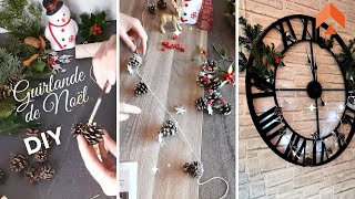 🎄🎅 Guirlande de Noël DIY  déco de fête à faire soimême shorts [upl. by Phillipe117]