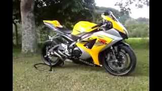 GSXR1000 SRAD 2008 jardine gp1 dual exaust [upl. by Garland922]