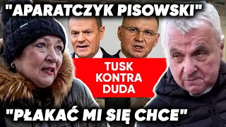 quotPłakać mi się chcequot Skrajne emocje po pytaniach o Dudę i Tuska  BAZAR POLITYCZNY 21 [upl. by Nimoynib]