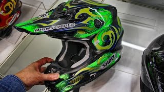 SHOEI HELMET VFXW “TAKA” OffRoad 2016 [upl. by Eedahs]