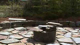 How To Lay a Flagstone Patio Part 2of2MP4 [upl. by Pals692]