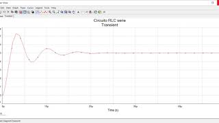 Simulación circuito RLC serie Parte 1 – Cómo realizar el análisis transitorio en Multisim [upl. by Cunningham]