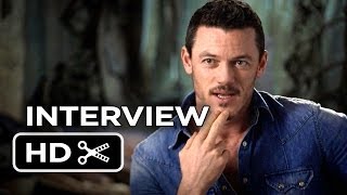 The Hobbit The Desolation of Smaug INTERVIEW  Luke Evans 2013  LOTR Movie HD [upl. by Jaquenetta728]