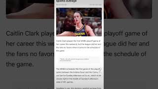 WNBA player is upset with the scheduling of a WNBA playoff game ￼ [upl. by Nnyrat]