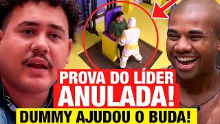 BBB 24  PROVA DO LÍDER ANULADA Dummy AJUDOU o Buda Davi NOVO LÍDER [upl. by Ttehc]