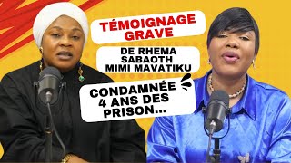 TÉMOIGNAGE GRAVE DE RHEMA SABAOTH  MIMI MAVATIKU [upl. by Dyan]