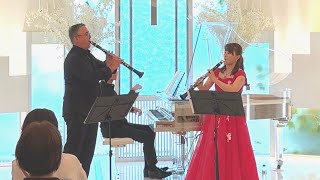 FKrommerConcerto for 2 Clarinets and Piano 1mov Clarinet Ferdinand Steiner Kumiko Koga [upl. by Coreen]