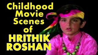 Hrithik Roshans Childhood Movie Scenes  Unseen Films of Hrithik Roshan  Bollywood Josh [upl. by Cece196]