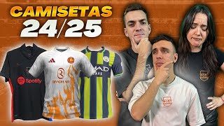 REACCIONAMOS a las CAMISETAS FILTRADAS de la PRÓXIMA TEMPORADA 2425  PARTE 2 [upl. by Assenay]