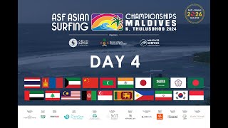 DAY 4 ASF Asian Surfing Championships 2024 Kaafu Thulusdhoo Maldives [upl. by Jurgen]