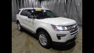 2019 White Platinum Metallic Ford Explorer XLT 4x4 AFT5040 Motor Inn Auto Group [upl. by Dich244]