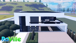 Lekki Modern House  Home Tour With House Code  Roblox RoVille [upl. by Louanne]