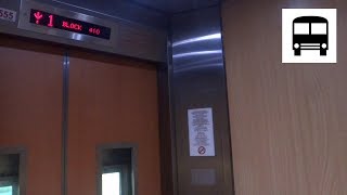 Blk 410 Tampines Residental HDB Singapore  ULiftXJ Optima Traction Elevator [upl. by Aliwt]