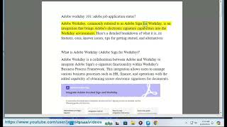 Adobe workday 101 adobe job application status [upl. by Colpin]