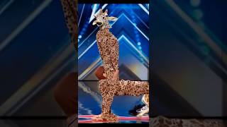 Man performer transformed into a giraffe on AGT Americas Got Talent americagottalent magic [upl. by Farra118]